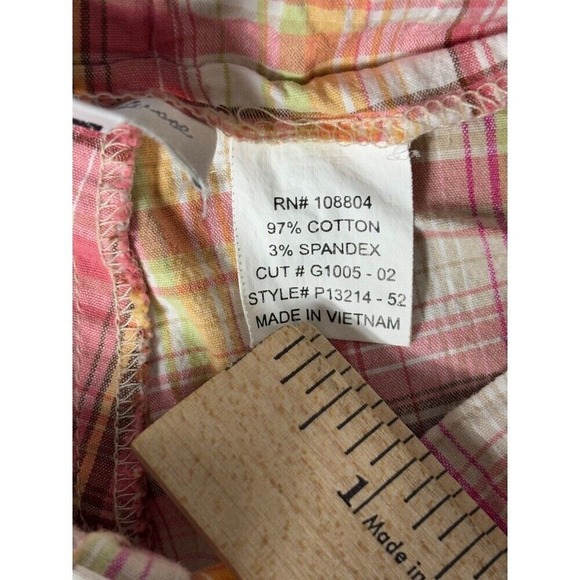 Charlotte‎ Russe Plaid Pants Wide Leg Drawstring Casual Comfy Size 3 - Picture 3 of 8